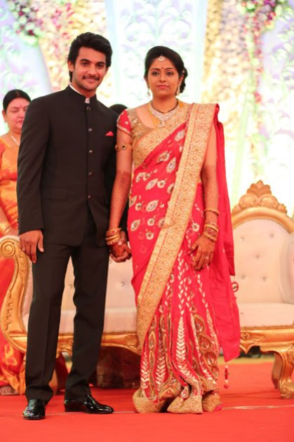 Hero-Aadi-Wedding-Reception-Photos